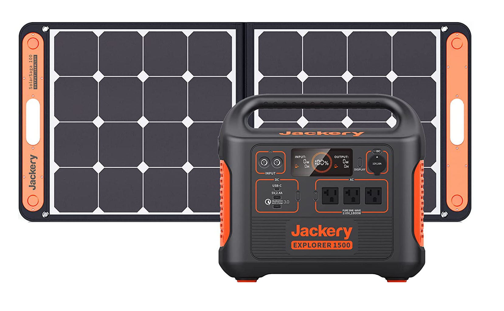 Portable Solar Power Station 1534Wh, 1800W